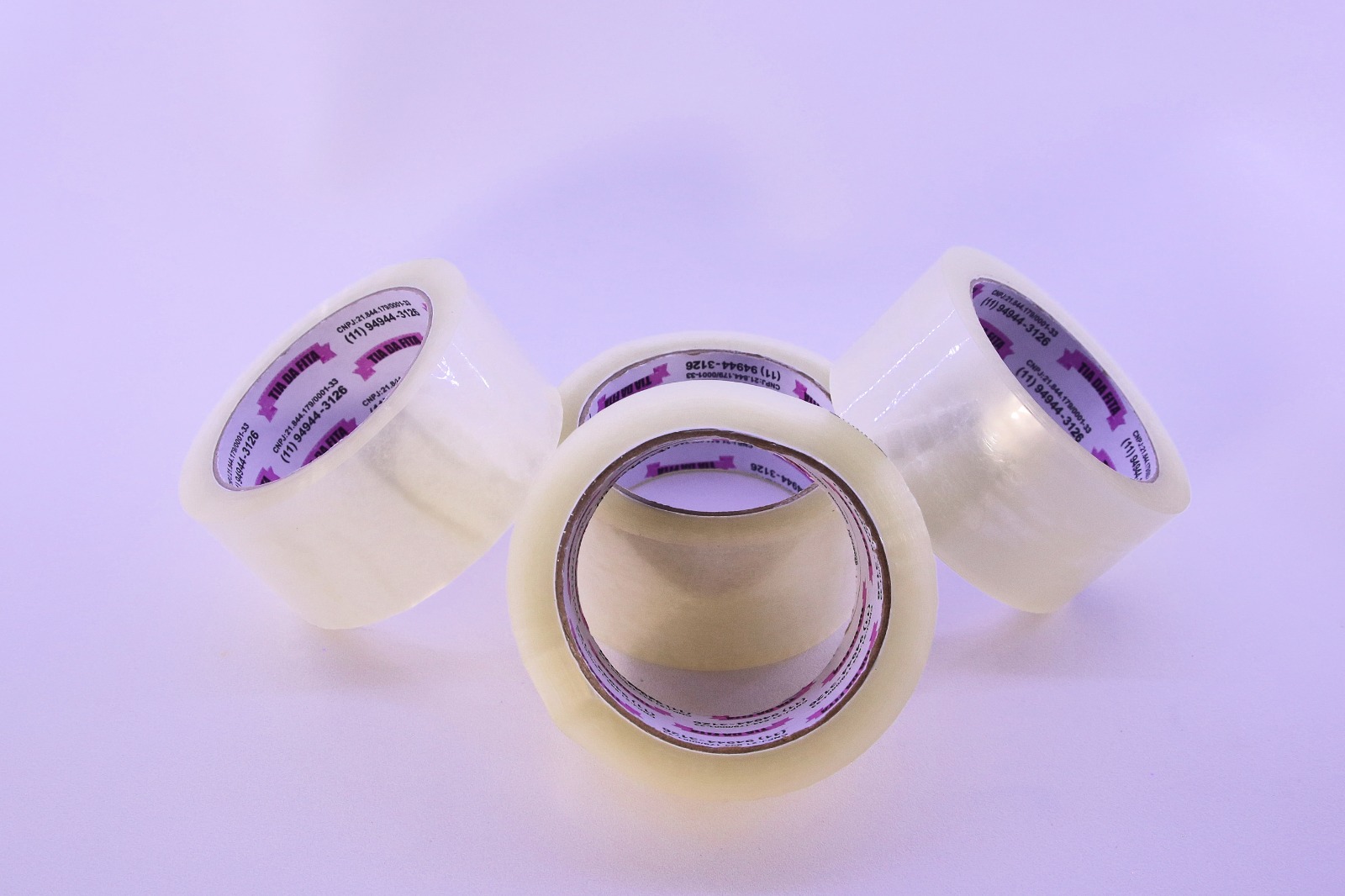 Fita Adesiva Transparente Acrílica 48 x 100 Fita Adesiva Transparente Acrílica 48 x 100